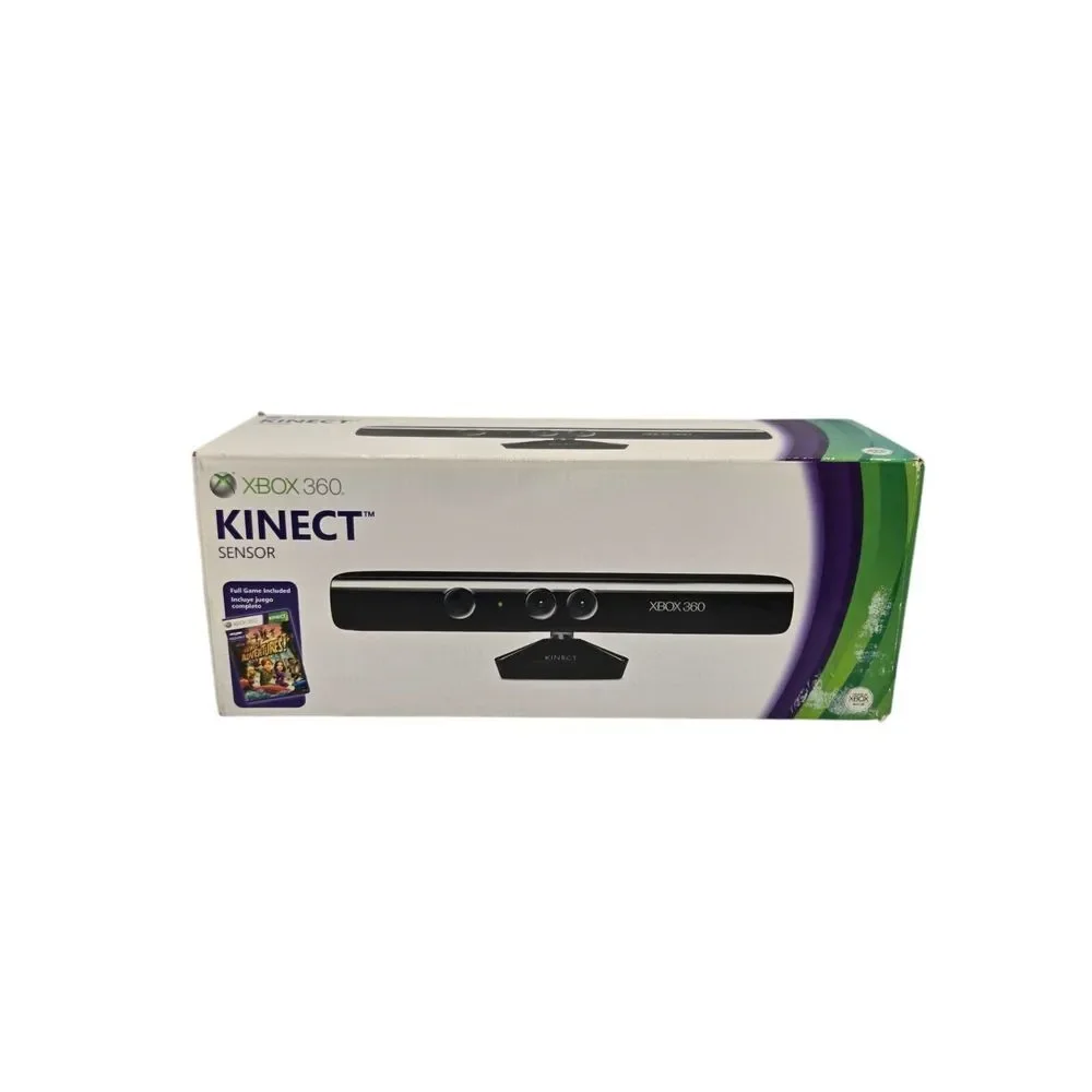 Kinect Sensor Camera With‎ Box and Kinect Adventures Game (NEW) Bundle